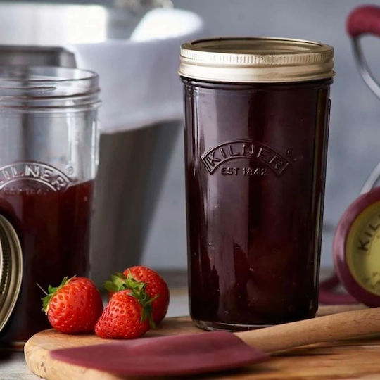 KIlner Kilner Ваза за Обща Употреба с Капак Стъклена Прозрачна 500ml