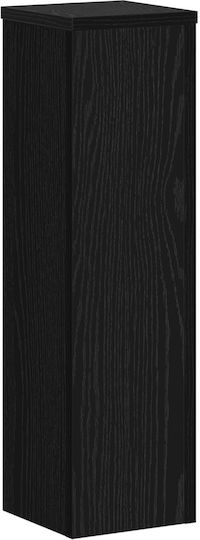 vidaXL Plants Pot Stands Wooden Black 17cmx17cmx60cmcm. 2pcs