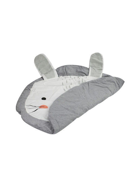 Kids Rug Gri Round with Diameter 34cm Thickness 70mm