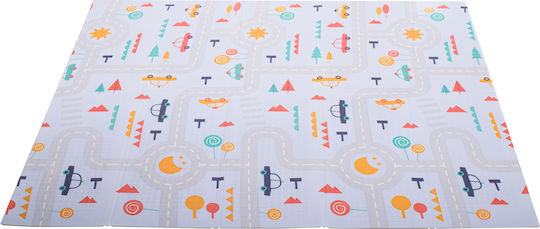 Kinderteppiche Autos Grau 198x177cm