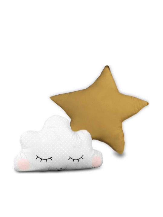 Cort De Joacă Stil Montessori "likesmart Fluffy Clouds 100" Ghirlandă Luminoasă Pentru Copii 2 Perne Geantă De Transport 120x120x165 Cm Gri