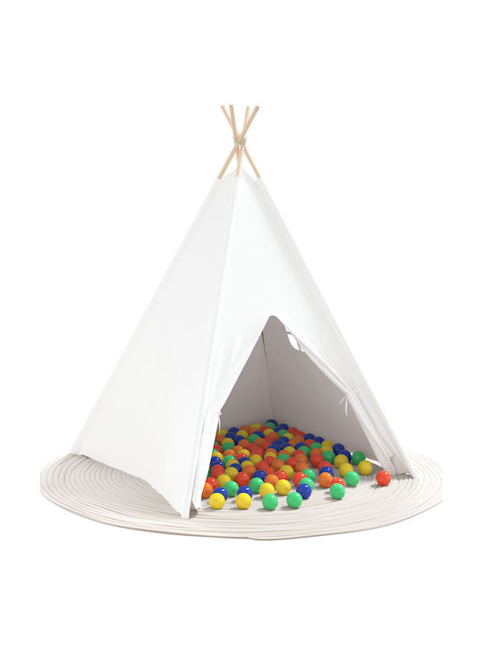 vidaXL Kids Indian Teepee Play Tent Orange