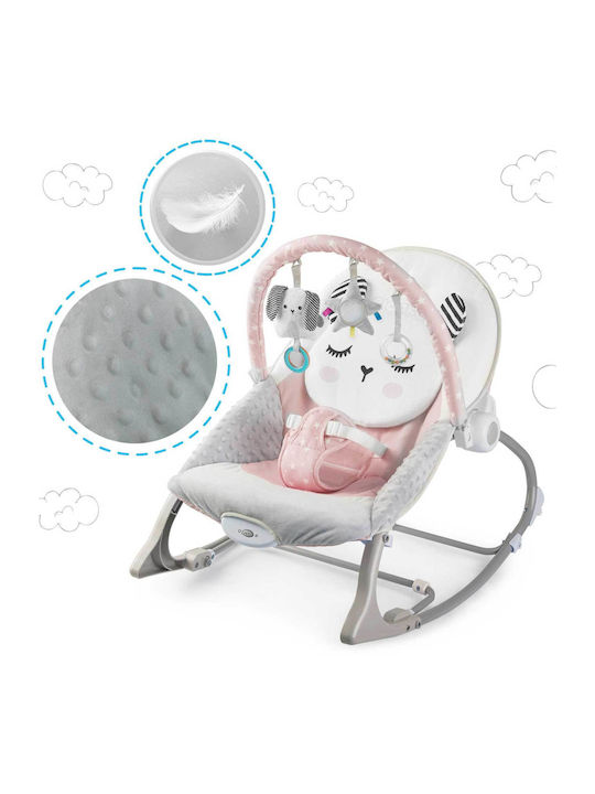 Electric Relax pentru Bebeluși Kitty Sleep cu Vibrații Roz pentru Copil până la 18kg