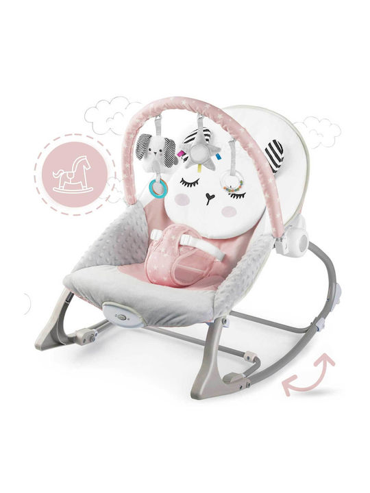 Electric Relax pentru Bebeluși Kitty Sleep cu Vibrații Roz pentru Copil până la 18kg