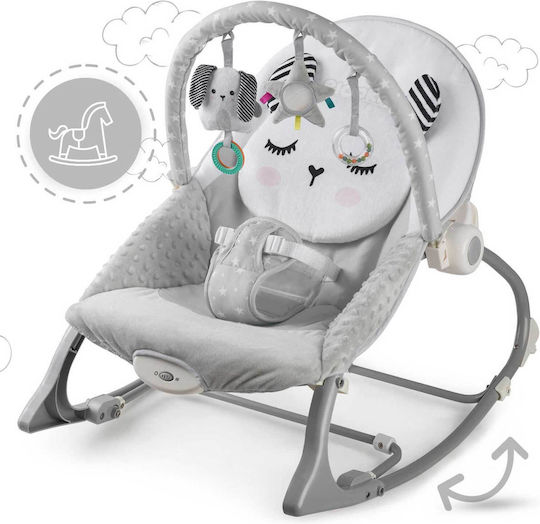 Ηλεκτρικό Relax Μωρού Kitty Sleep με Δόνηση Γκρι για Παιδί έως 18kg