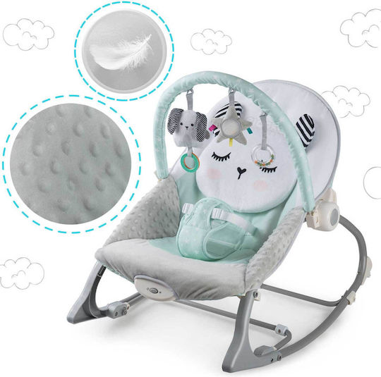 Electric Baby Relax Kitty Sleep with Vibration Green for Child up to 18kg
