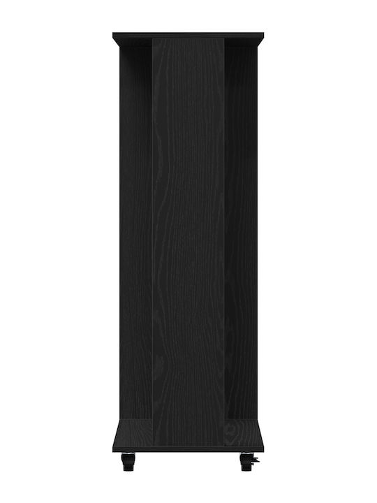 vidaXL Rollbar Kleiderständer Schwarz 102x38x110cm