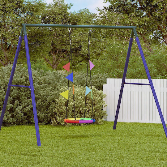 vidaXL Hanging Swing Nest 60x60x60cm Multicolour