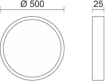 Spot Light Εξωτερικό LED Panel 50W με Φυσικό Λευκό Φως 4000K
