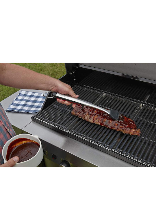 Char-Broil Σετ 3 Εργαλείων BBQ με Σπάτουλα, Τσιμπίδα και Βούρτσα