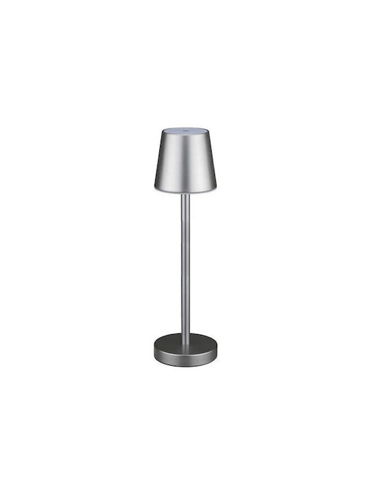 V-TAC Metall Tischlampe LED mit Silber Schirm und Basis