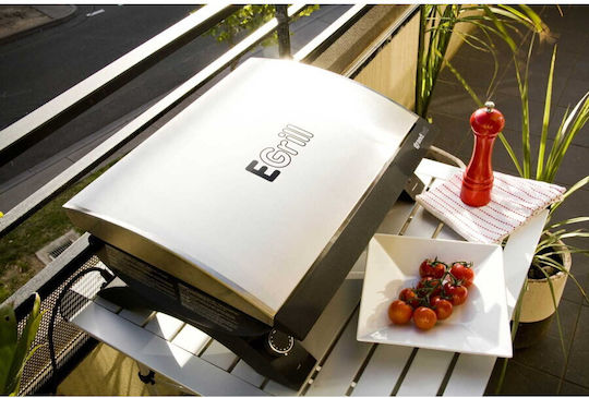 GrandHall Επιτραπέζια Ηλεκτρική Ψησταριά 1500W Ανοξείδωτη