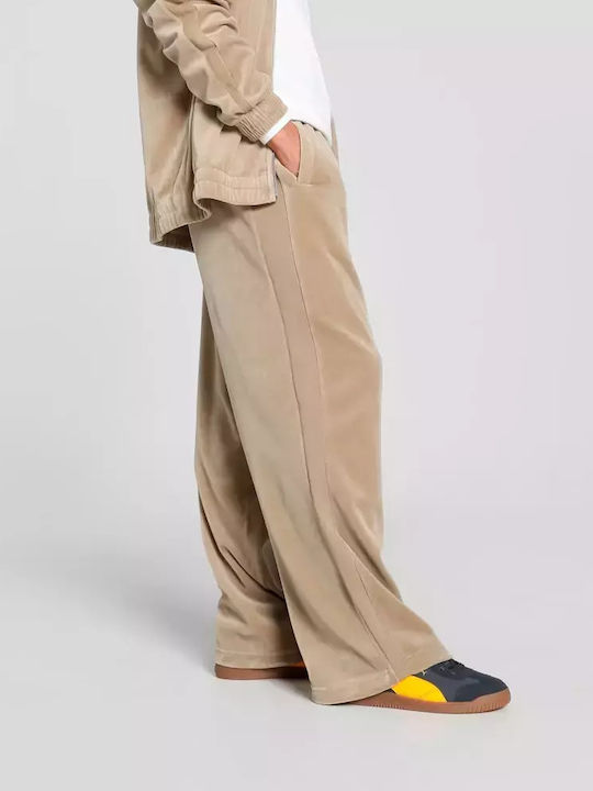 Football Sweatpants without Elastic Beige