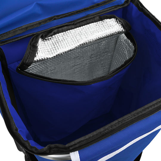 Stoff Einkaufswagen Blau 47x39x101cm