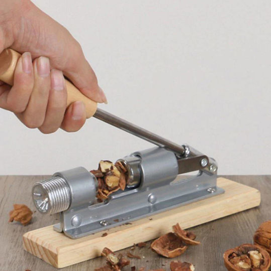 Manual Nutcracker "likesmart Nutcracker" Steel Wood Material Adjustable