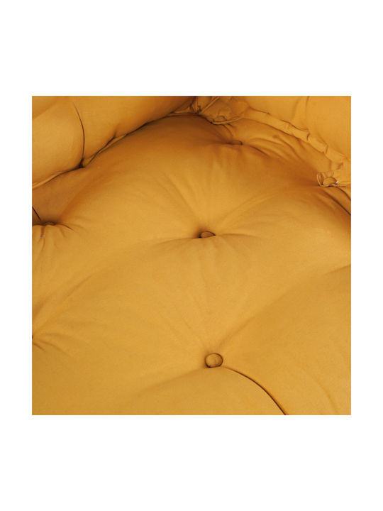 vidaXL Pernă De Canapea Perne Pentru Scaune De Grădină Cu Spătar Galben 40x60cm