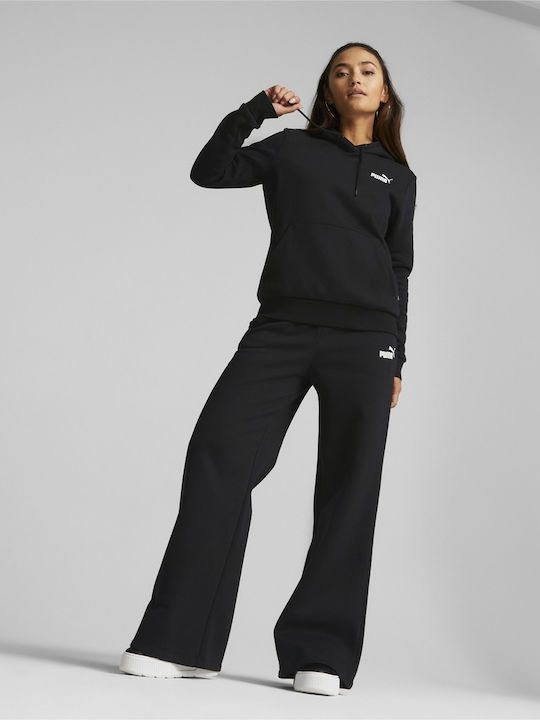 Ess+ Women's Sweatshirt Hooded Black