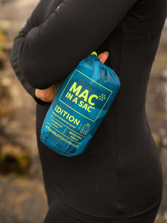 Jacket Waterproof Teal Camo