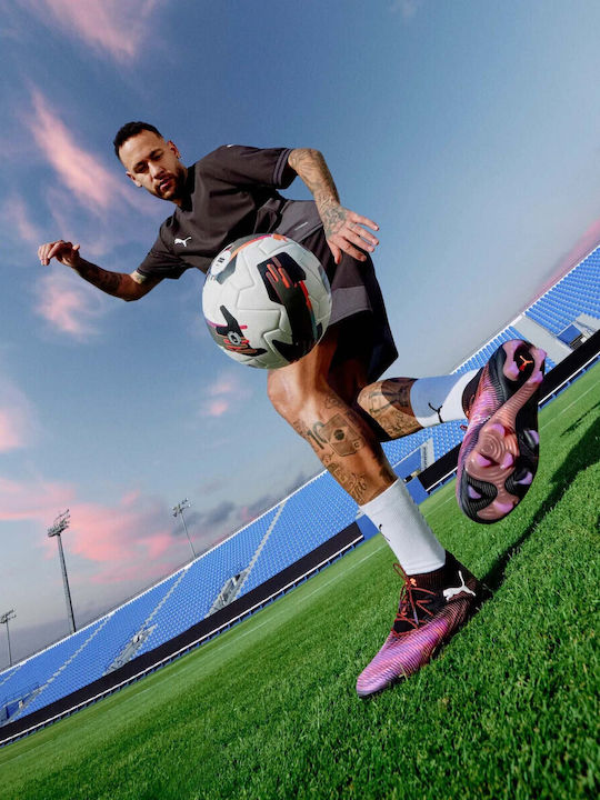 PUMA Future 8 Ultimate Ποδοσφαιρικά Παπούτσια με Τάπες FG Μαύρα
