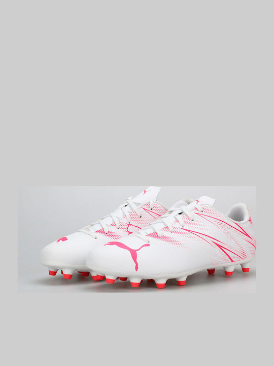 PUMA Attacanto Football Shoes with Cleats White