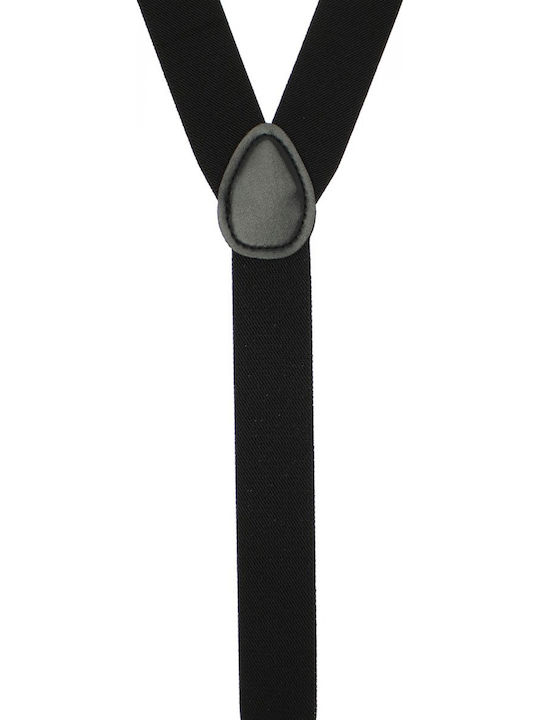 Breteli Unisex Adulți Negru Cu Cleme Metalice 35 Mm Bunem