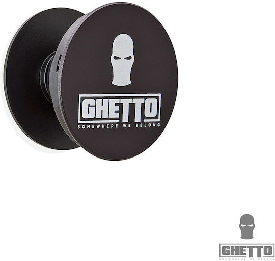 Ghetto Mask Logo Mobile Grip Up All Phones Stand Black