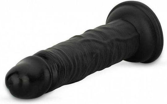 Easytoys Realistisches Dildo mit Hoden und Saugnapf Schwarz