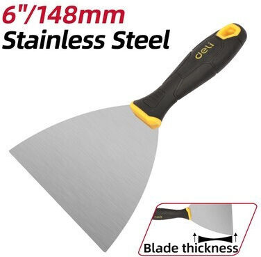 Deli Spatula Inox 210x148mm with Plastic Handle DL-HD6