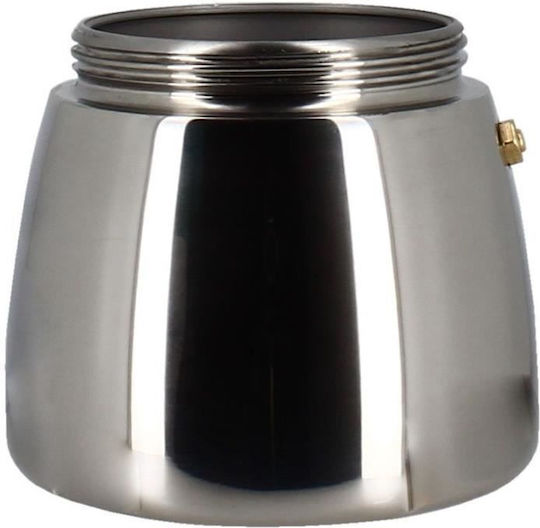 Menastyl Stovetop Espresso Pot 12 Cups Argintiu