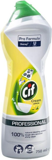 Cif Diversey Επαγγελματική Κρέμα Καθαρισμού Γενικής Χρήσης Λεμόνι 750ml