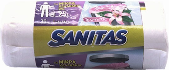 Sanitas Scented Trash Bags Capacity 25lt 46x56cm 30pcs Purple