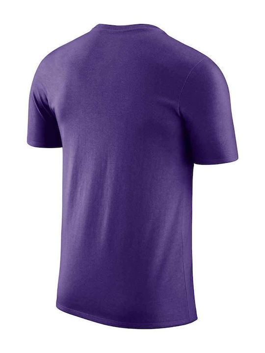 Jordan Nba Los Angeles Lakers T-shirt Μωβ