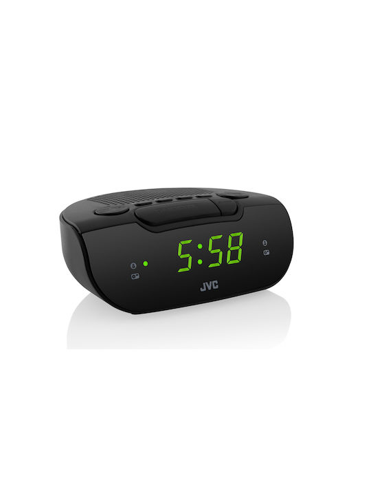Jvc Tabletop Clock Ra-e111b Black Ra-e111b