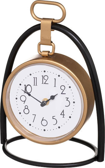 Atmosphera Quiet Watch Επιτραπέζιο Ρολόι με Δείκτες Μεταλλικό Μαύρο 185816