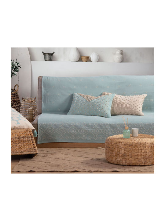 Bean Bag Stool Waterproof Romano Brown 58x58x25cm