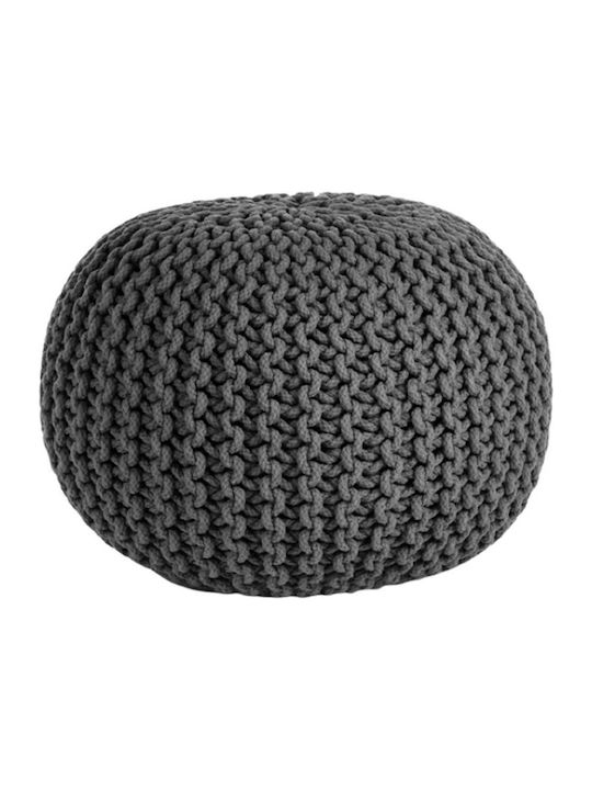 Bean Bag Stool Waterproof Anthracite 50x50x35cm