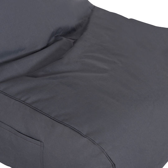 Waterproof Bean Bag Chair Poof Cloud Gray 81x78x73cm