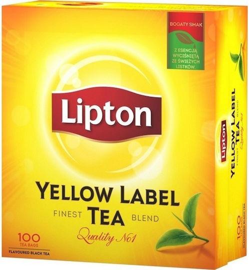 Lipton Black Tea Yellow Label 100 Bags 1.5gr