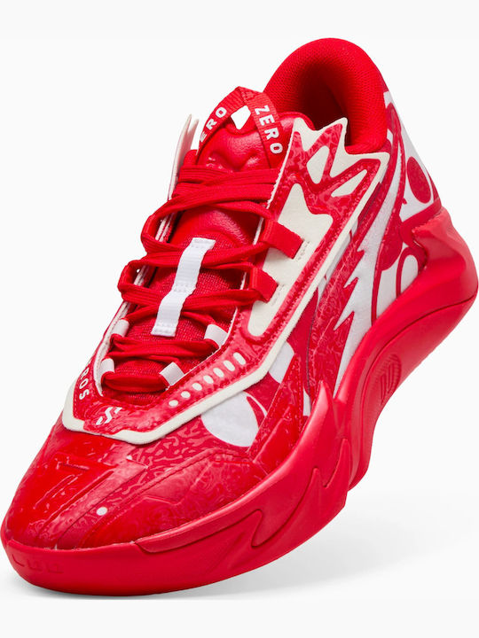 Scoot Zeros II Low Basketball Shoes Red