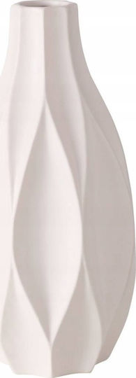 Boltze Διακοσμητικό Βάζο Glas Weiß 16x30cm 1Stück