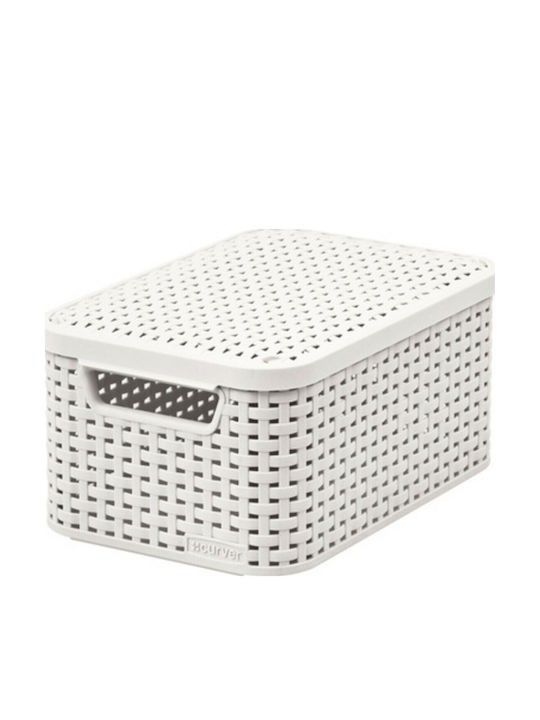 Box Lid Style S 29.1x19.8x14.2cm In Cream Color
