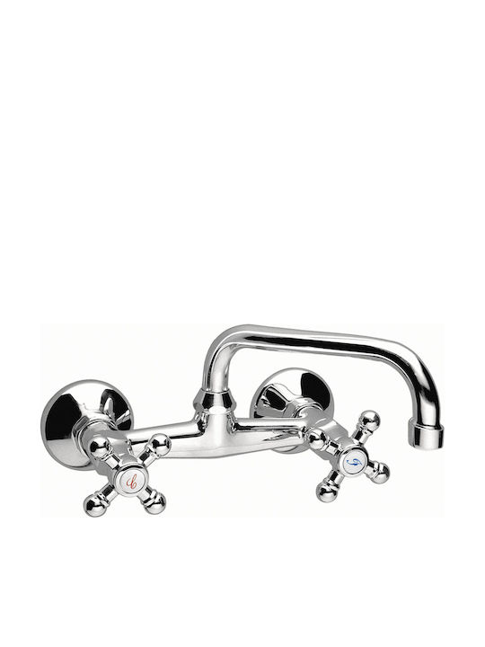 Ferro XR3 Sink Faucet Retro Silver