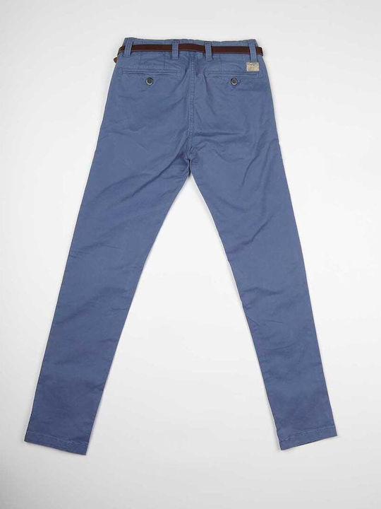 Παντελόνι Chino Ελαστικό Μπλε, Royal Blue
