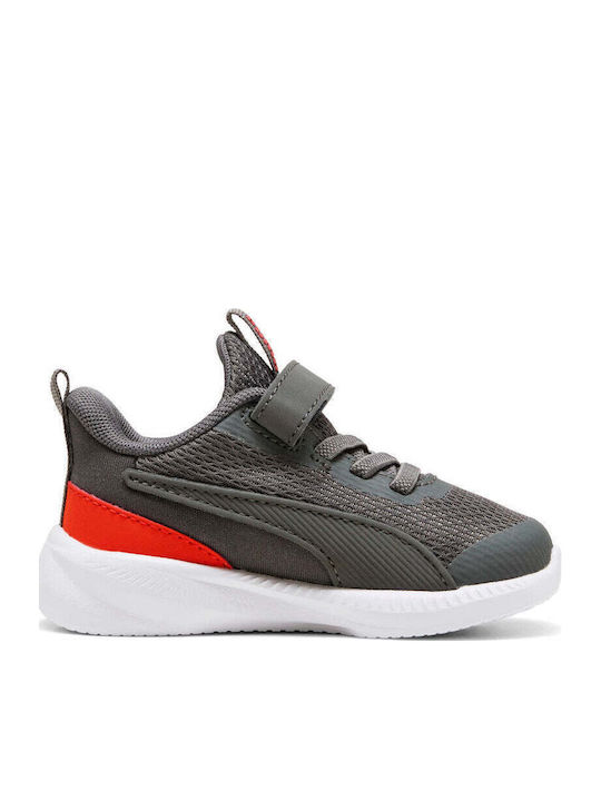 Flyer 3 Ac+inf Kids Sports Shoes Running with Hoop & Loop Closure Gray