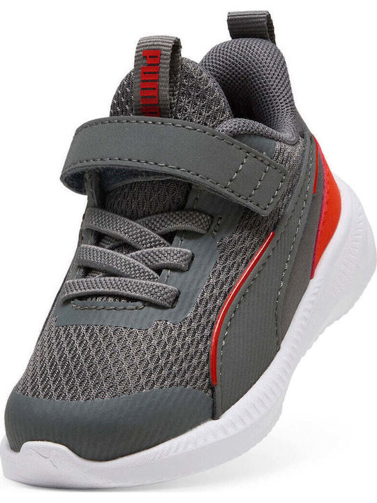 Flyer 3 Ac+inf Kids Sports Shoes Running with Hoop & Loop Closure Gray