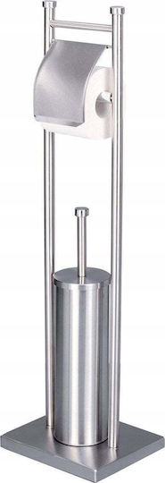 Zeller Badezimmer-Accessoire-Set Inox Silber