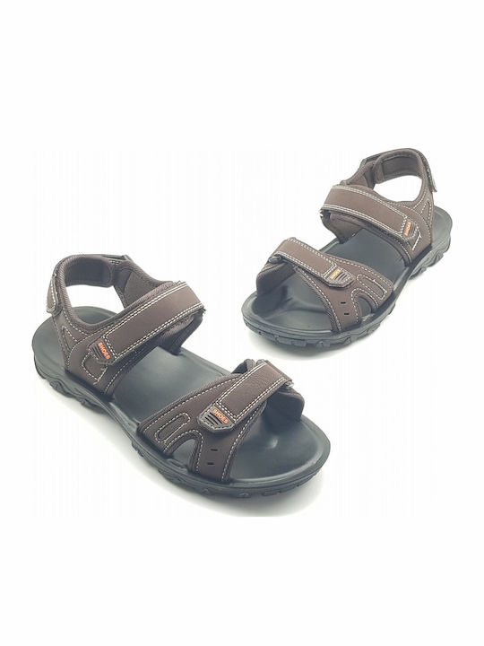 Herrensandalen in Braun Farbe