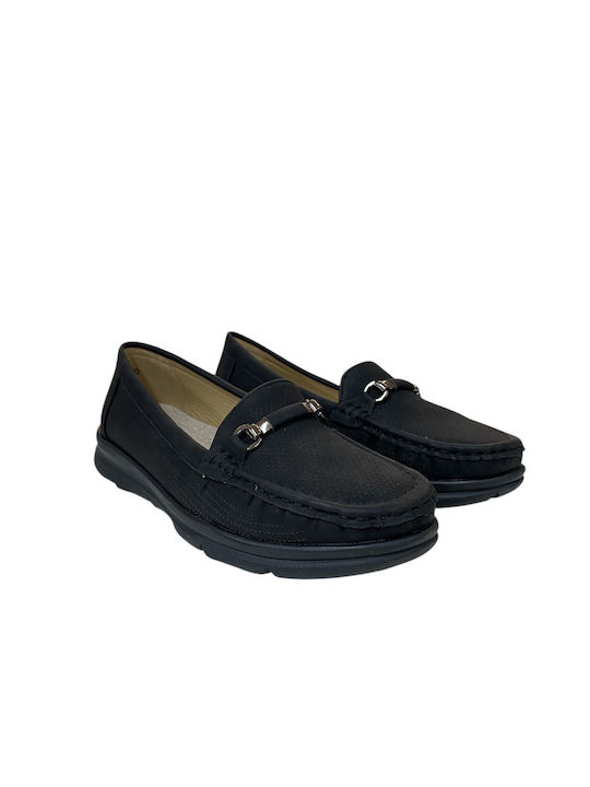 Damen Mokassins in Schwarz Farbe