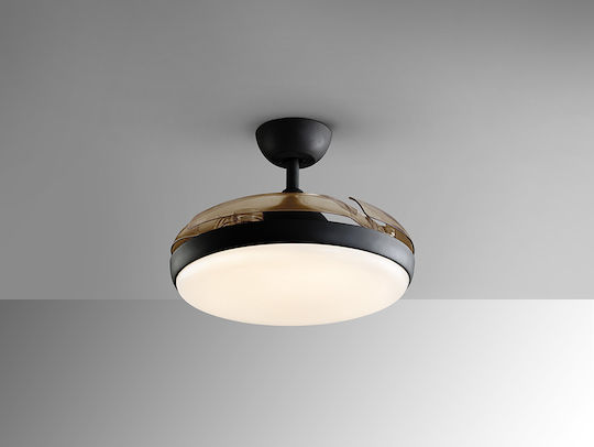 Ventilator De Tavan 50cm Cu Lentile De Mărire Negru