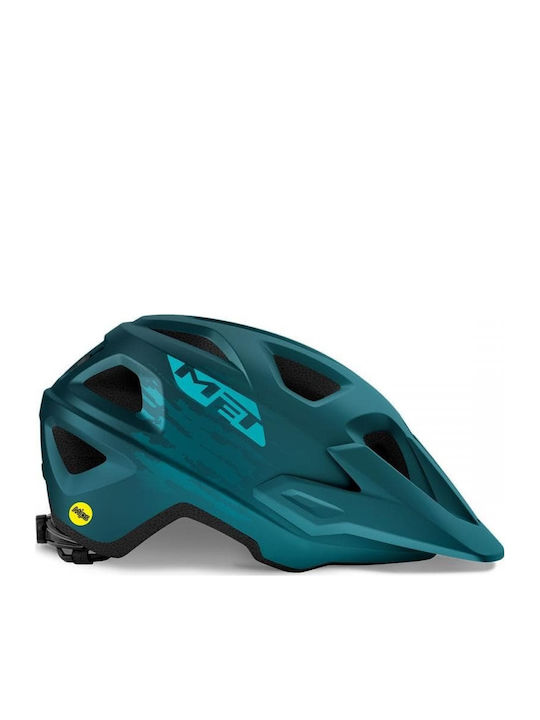 MET Echo Fahrradhelm Berg mit MIPS Schutz Blau
